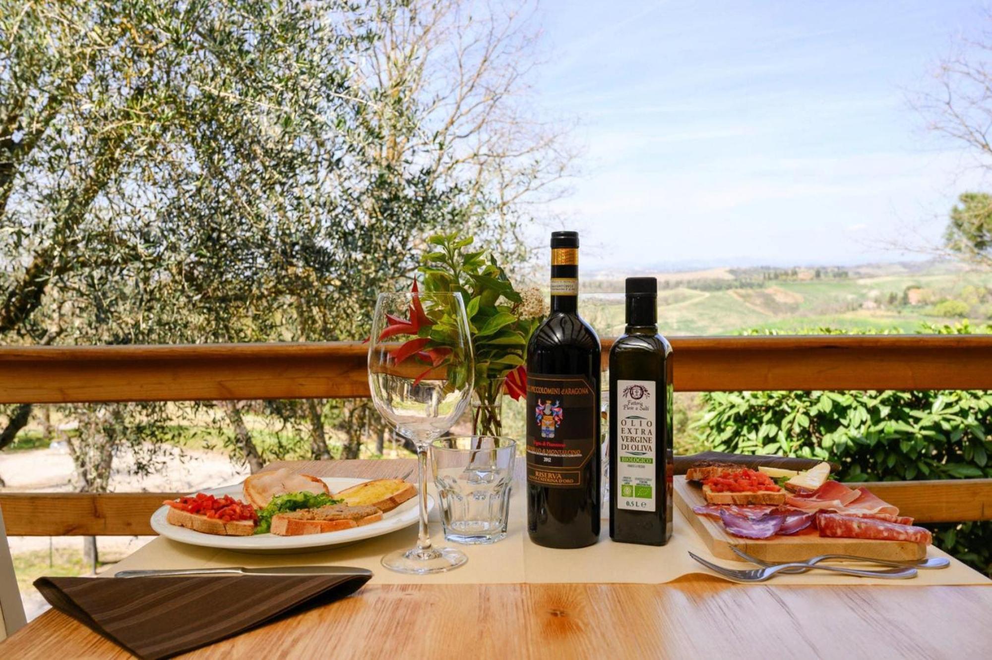 Appartement Fattoria Bio Pieve A Salti Montalcino Extérieur photo